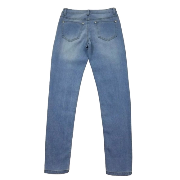 KIM ~PrettyLittleThing ~Women's Size 4(US) 8(UK)~Blue Slim Leg Stretch Jeans NWT - Picture 3 of 12